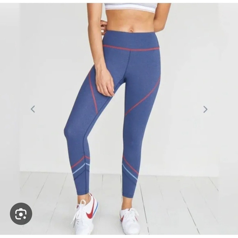 Marine Layer Mia Sport Legging Stitching Detail Small Gym Running Fitness
